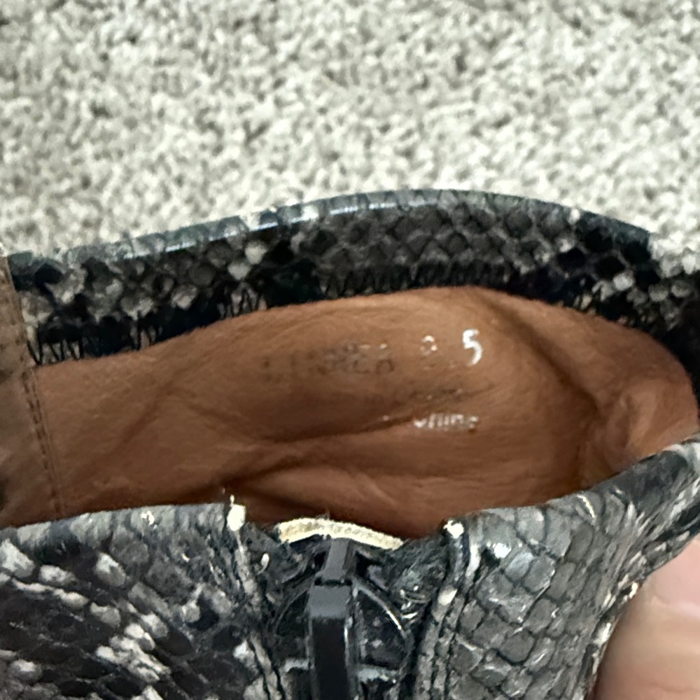 Jeffrey Campbell Snakeskin Ankle Boots - Picture 7 of 7